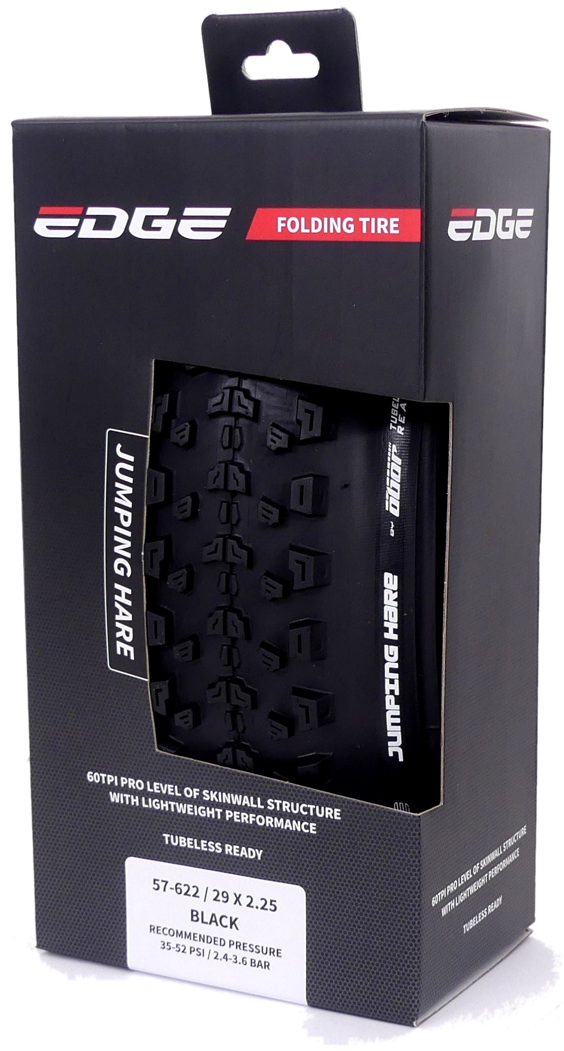 Pneu souple Edge Jumping Hare 29 x 2.25 57-622 - noir