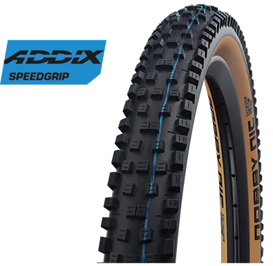 Vouwband Schwalbe Nobby Nic Evo Super Ground 29 x 2.40 62-622 - bronzen zijwand