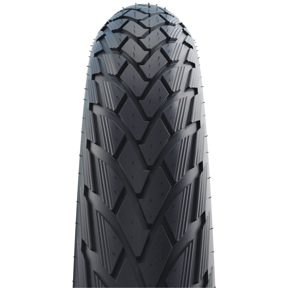 Schwalbe buitenband groen marathon greenguard 28 x 1.00 25-622mm - zwart met reflectie