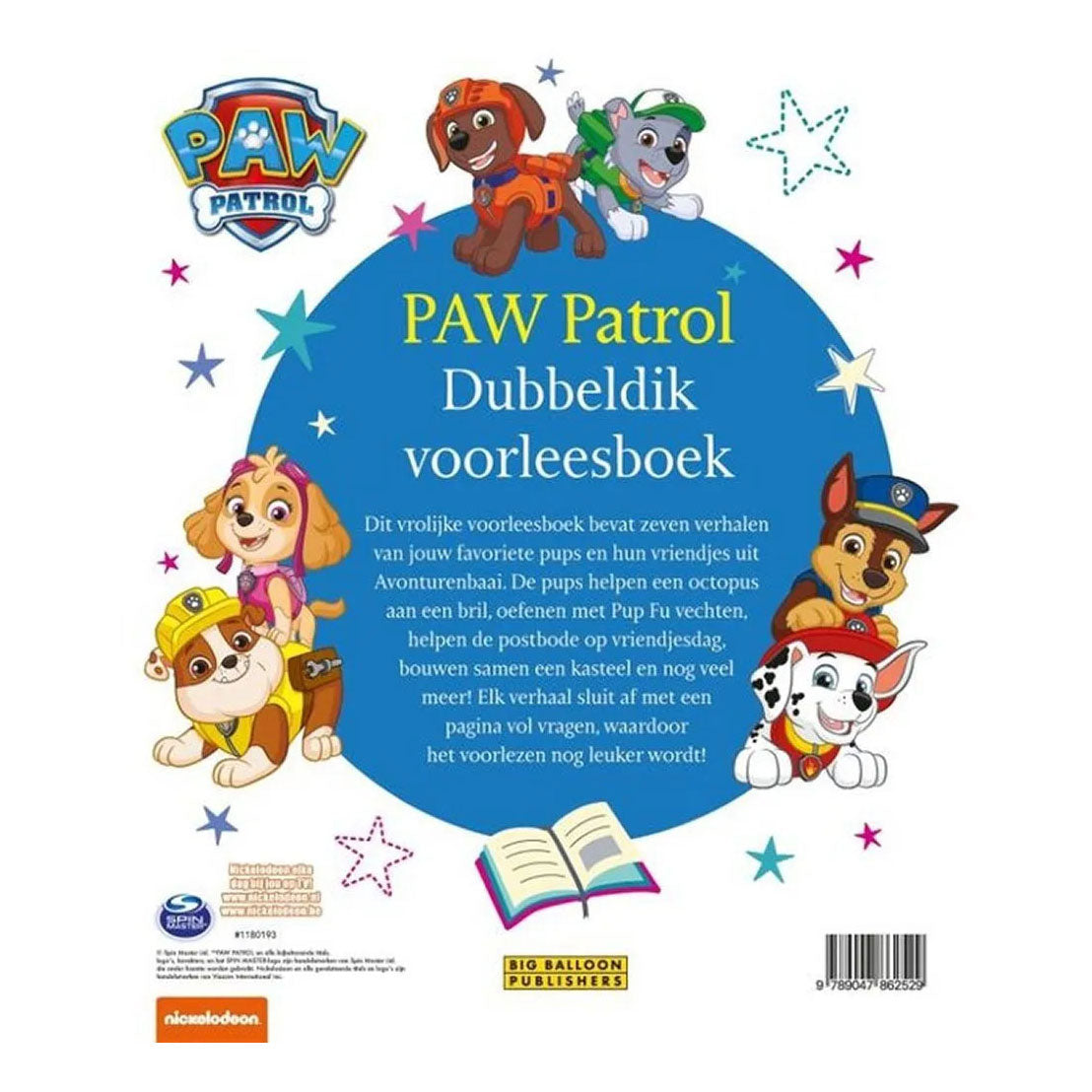 Paw Patrol - Dubbeldik Voorleesboek