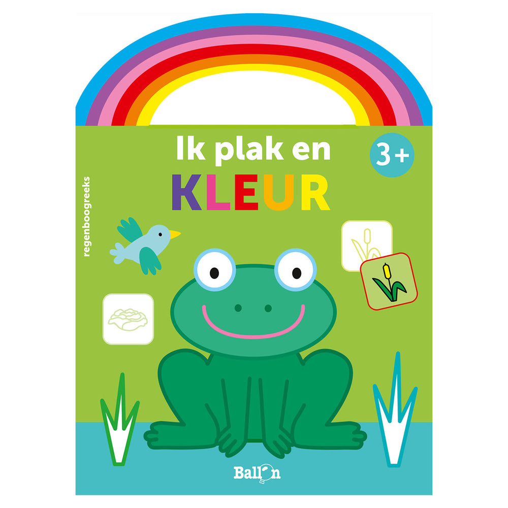 Standaard uitgeverij ik plak en kleur kikker. 3+