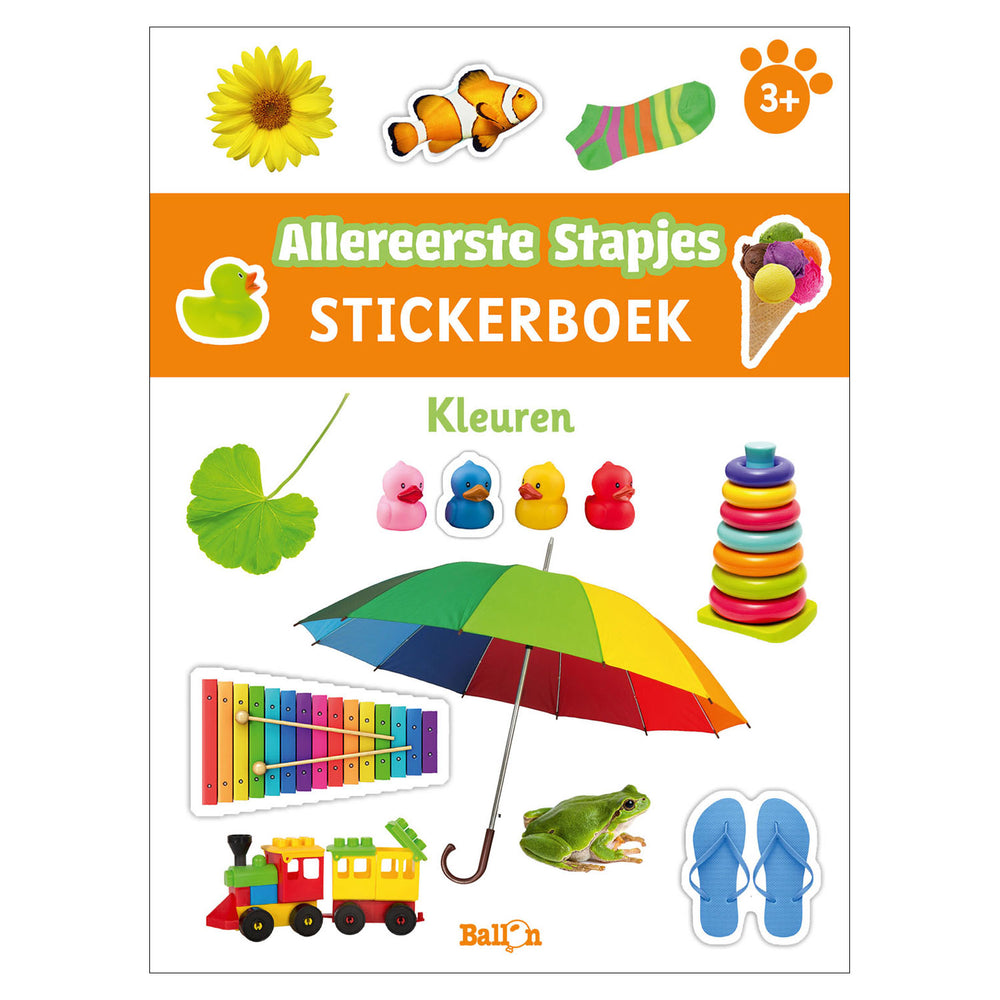 Standaard uitgeverij allereerste stapjes stickerboek - kleuren