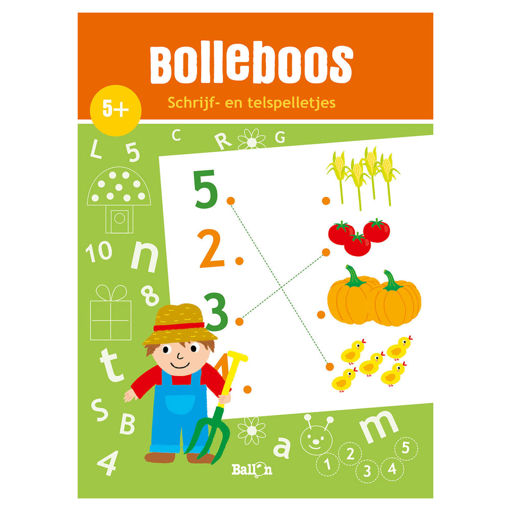 Standaard uitgeverij bolleboos - schrijf- en telspelletjes (5+)