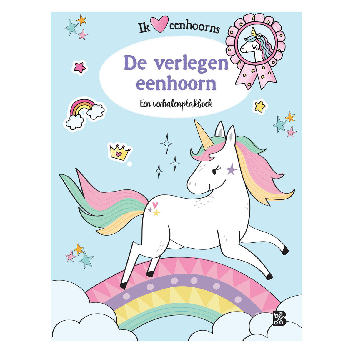 Standaard uitgeverij verhalenplakboek:de verlegen eenhoorn 4+