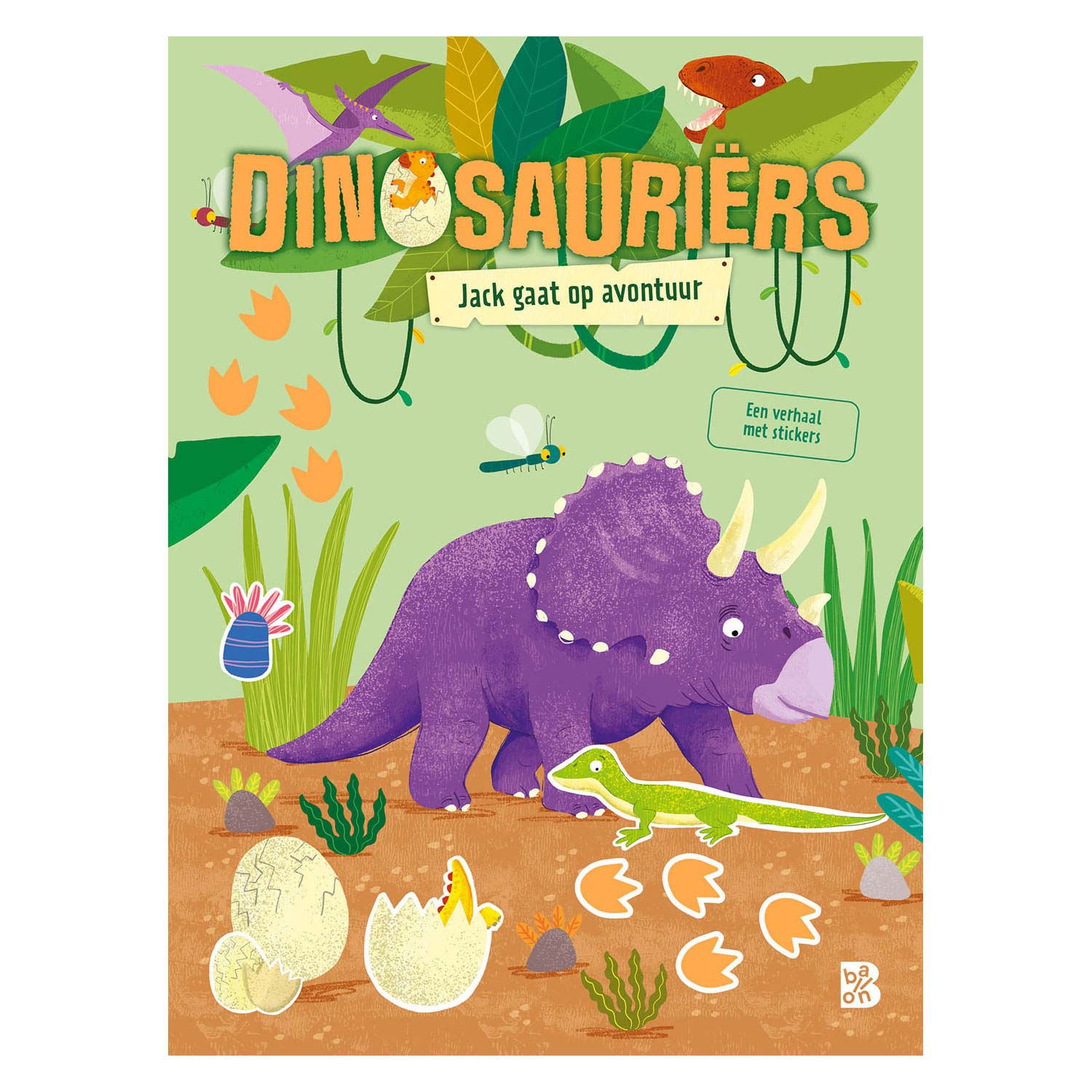 Standaard uitgeverij dinosauriers verhalenplakboek