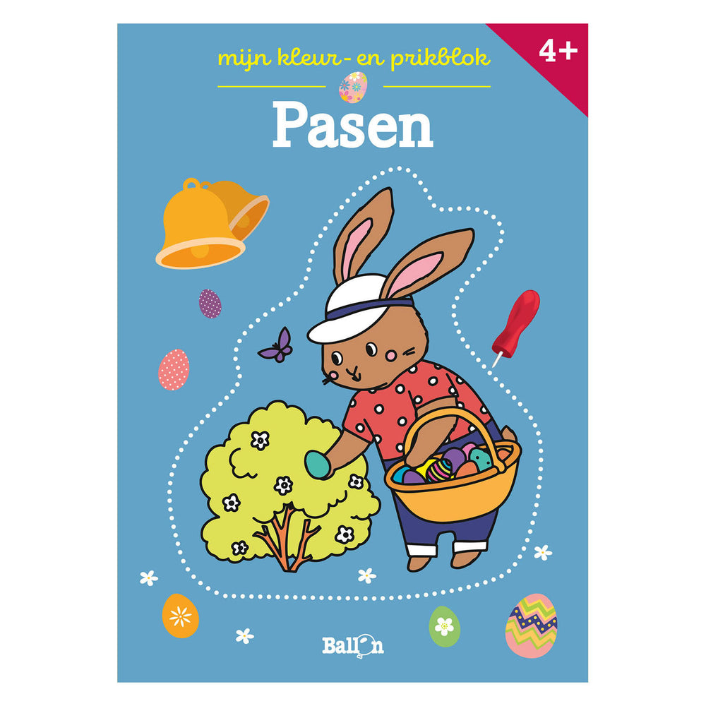 Standaard uitgeverij pasen: kleur- en prikblok