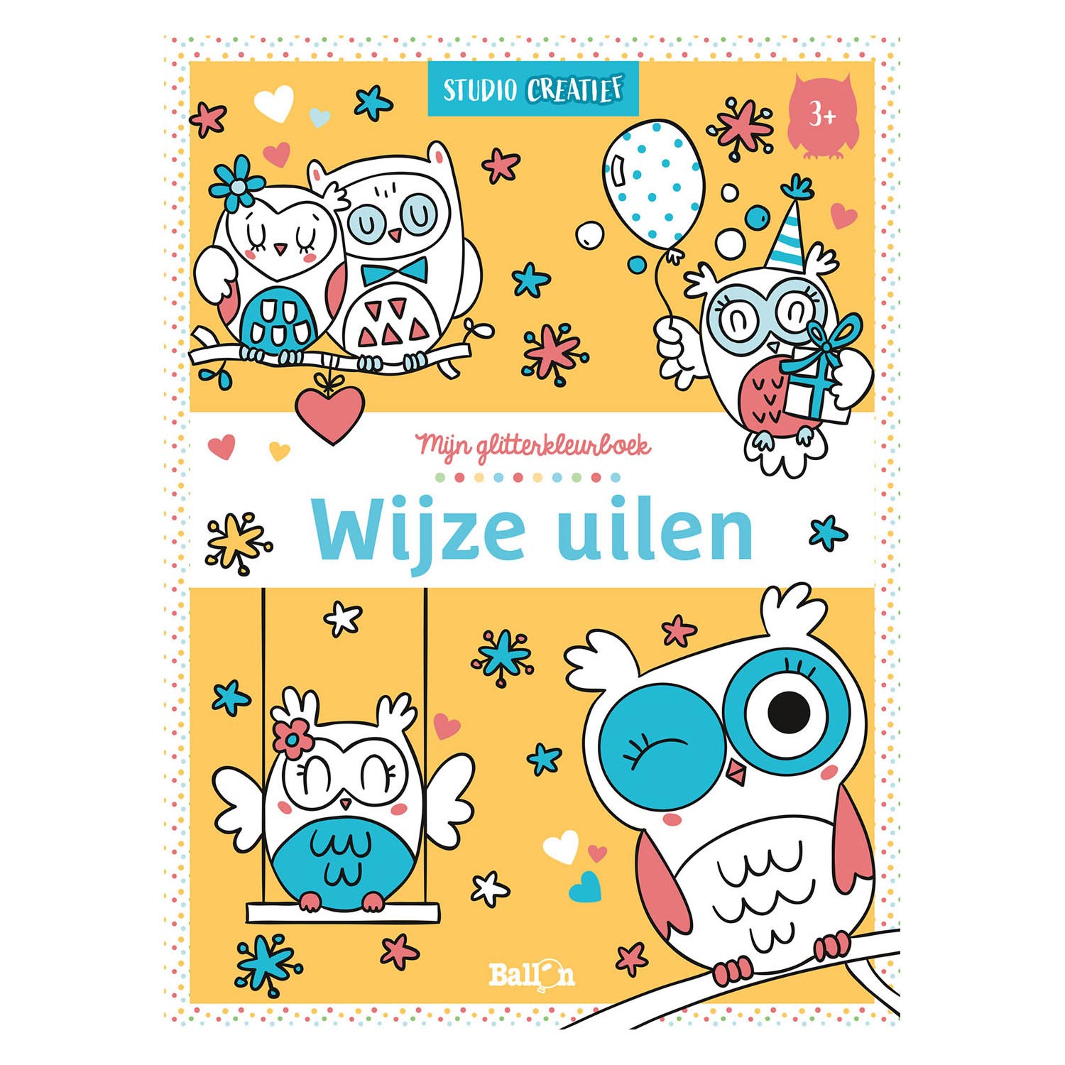 Wins holland mijn glitterkleurboek wijze uilen