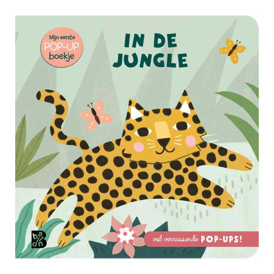 Boek pop-up in de jungle