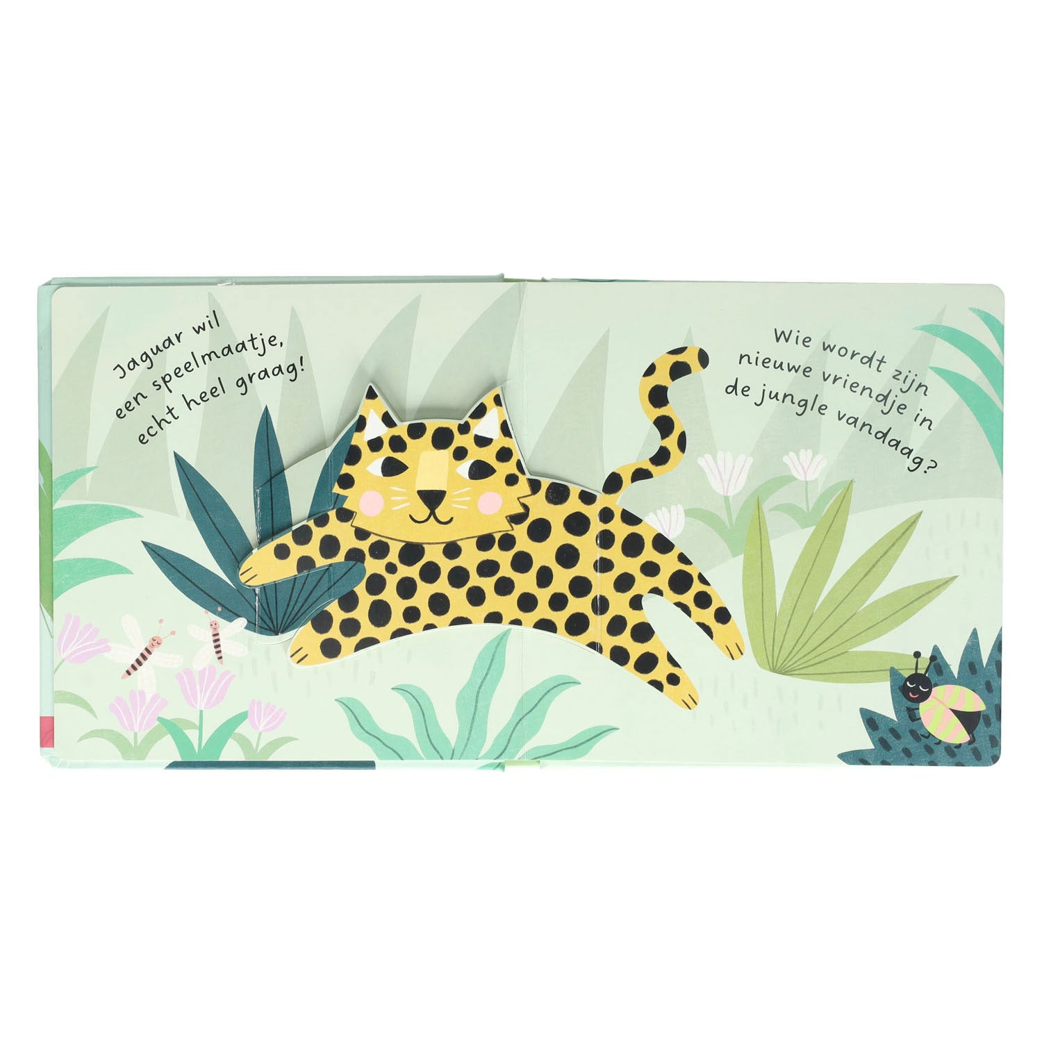 Boek pop-up in de jungle