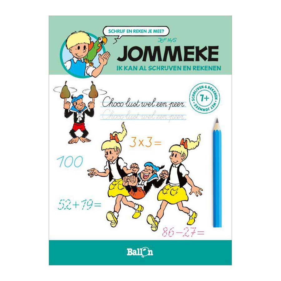 Standaard uitgeverij jommeke - ik kan al schrijven en rekenen 7+