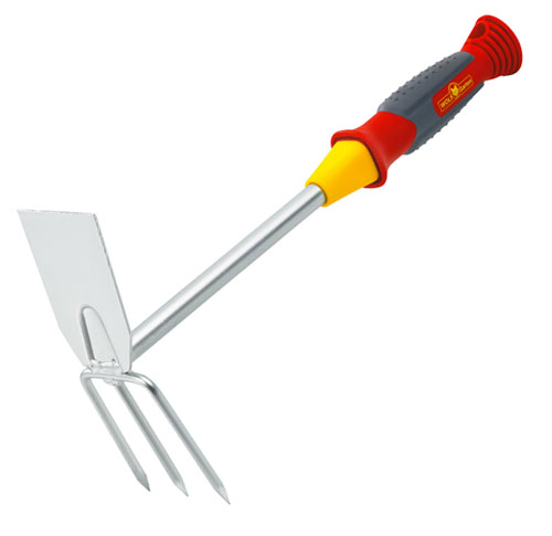 Wolf-garten ln-2k dubbelhakje cultivator (rood geel)
