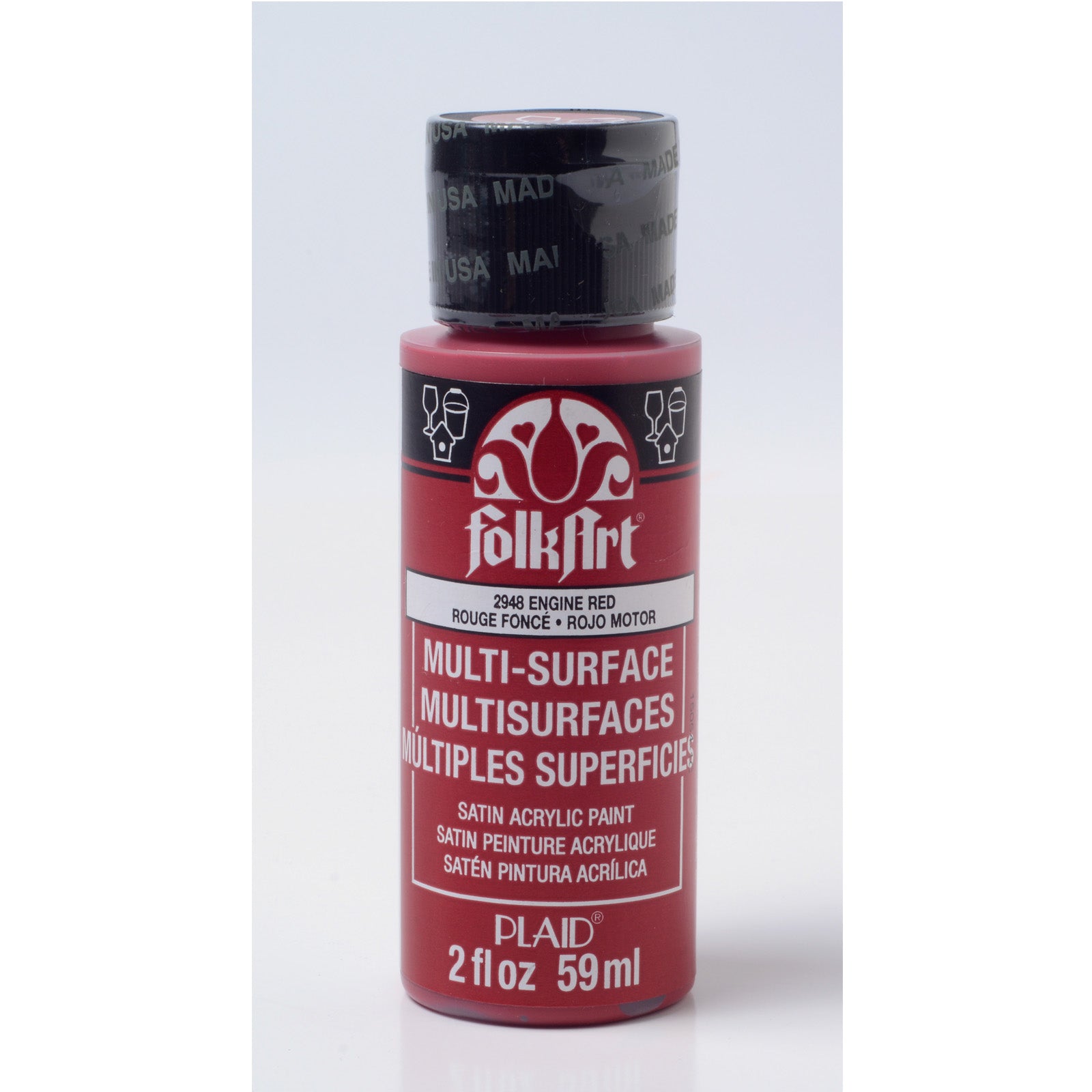 Folkart • multi-surface engine red 59ml