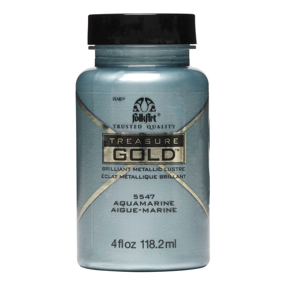 Folkart • treasure gold 118ml aquamarine