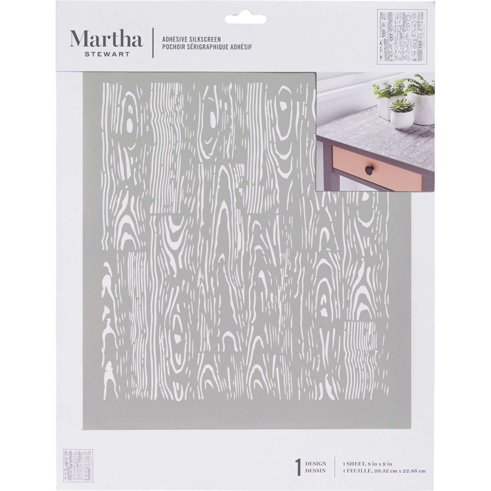 Martha stewart • zelfklevende zeefdruk nephout