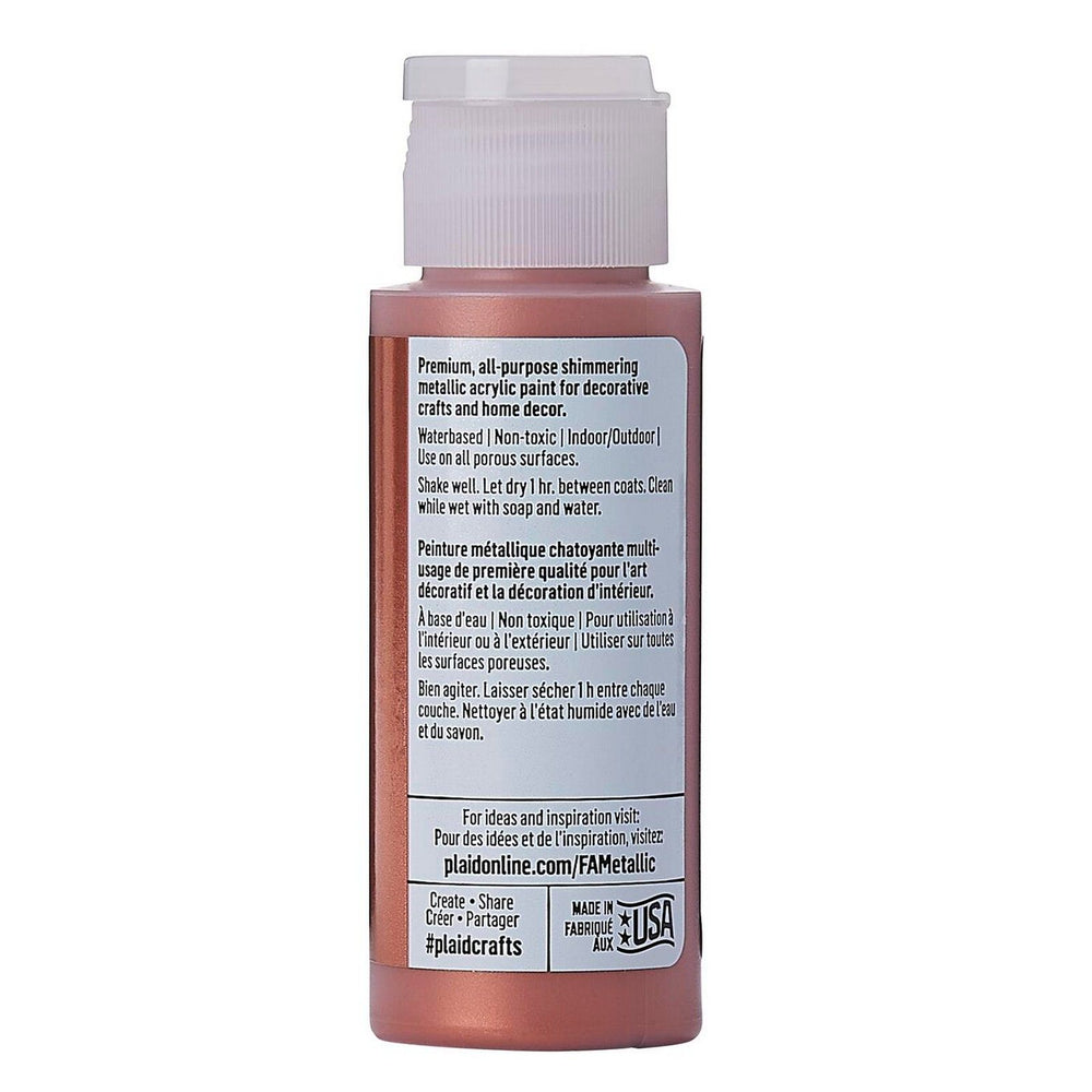 Folkart • metallic acrylic paint copper 59ml