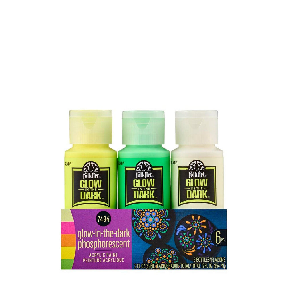 Folkart • paint sets glow 6x