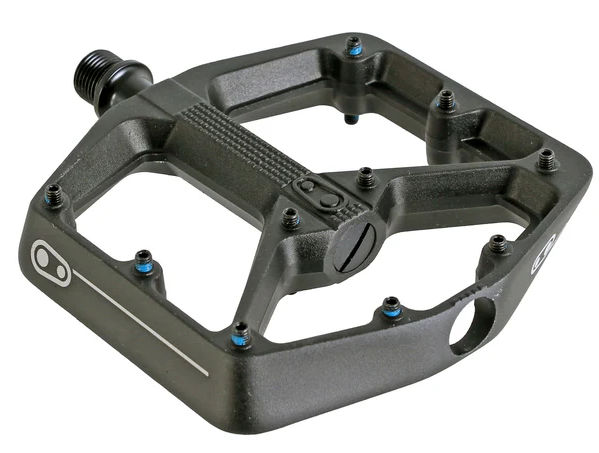 Crankbrothers stamp3 magnesium platform pedaal 9 16 charcoal grey v2 groot