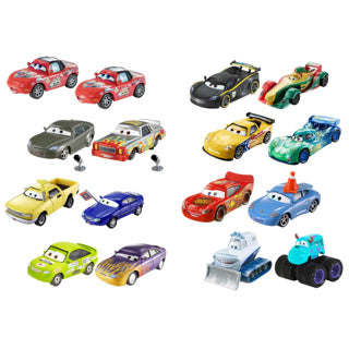 Disney auto's diecast 2-pack assorti