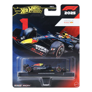 Hotwheels premium f1 racecar red bull max verstapp | 4 stuks