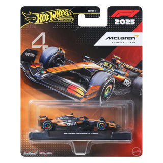 Hotwheels premium f1 racecar mclaren lando norris | 4 stuks
