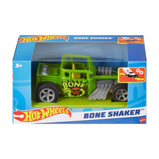 Hot wheels 1:43 pull back auto's assorti