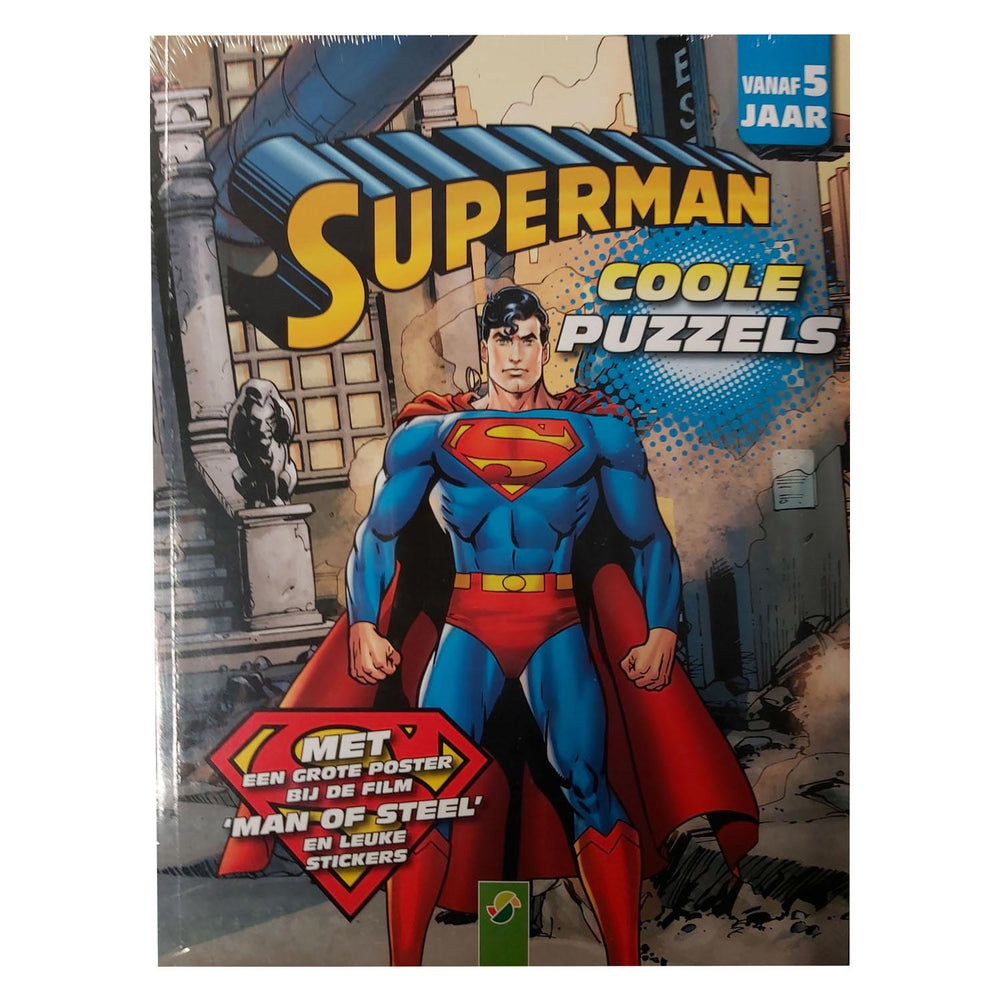 Mondikaarten superman coole letterpuzzels, doolhoven doeboek