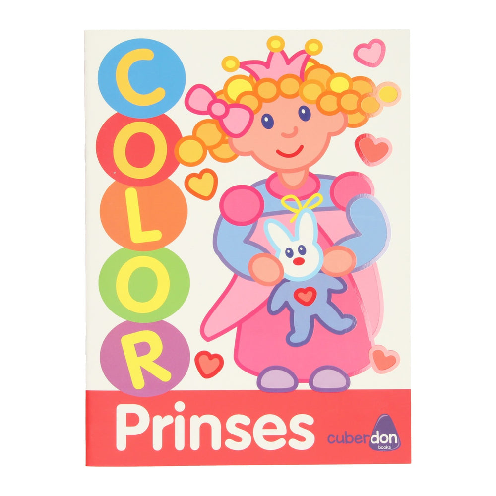 Mondikaarten dikke lijnen kleurboek kleur - prinses