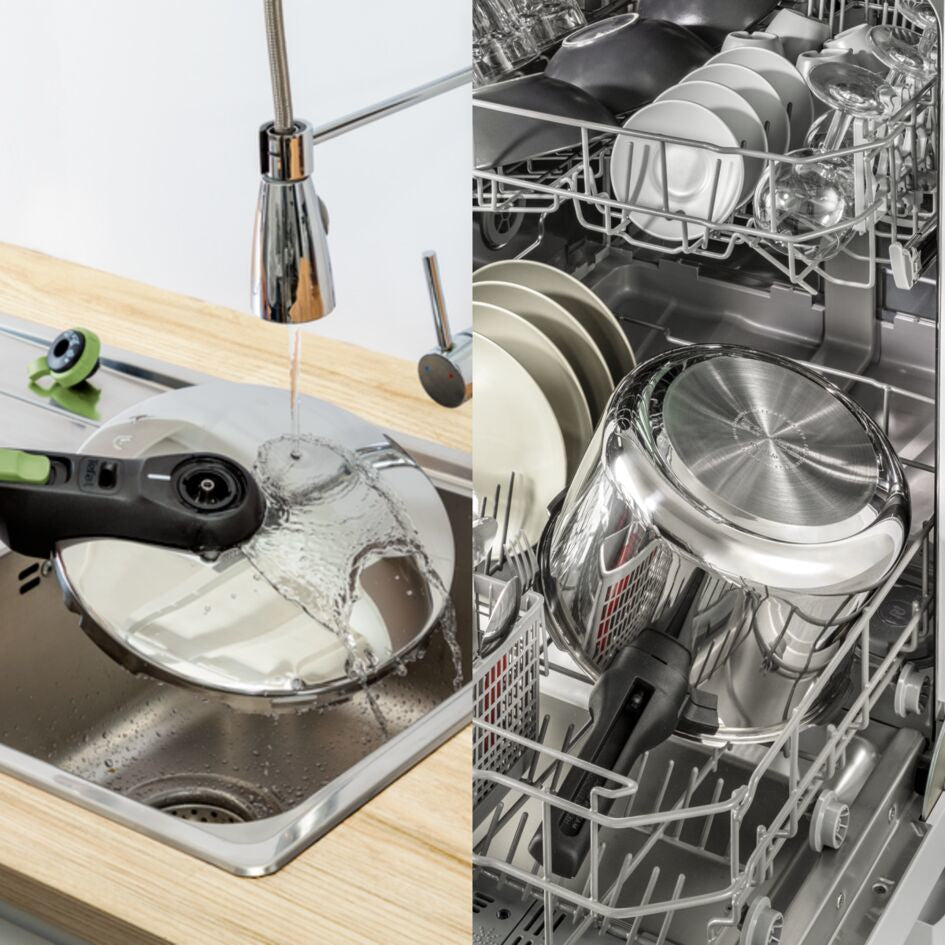 Tefal p25807 secure 5 trendy snelkookpan 6 liter met stoommand