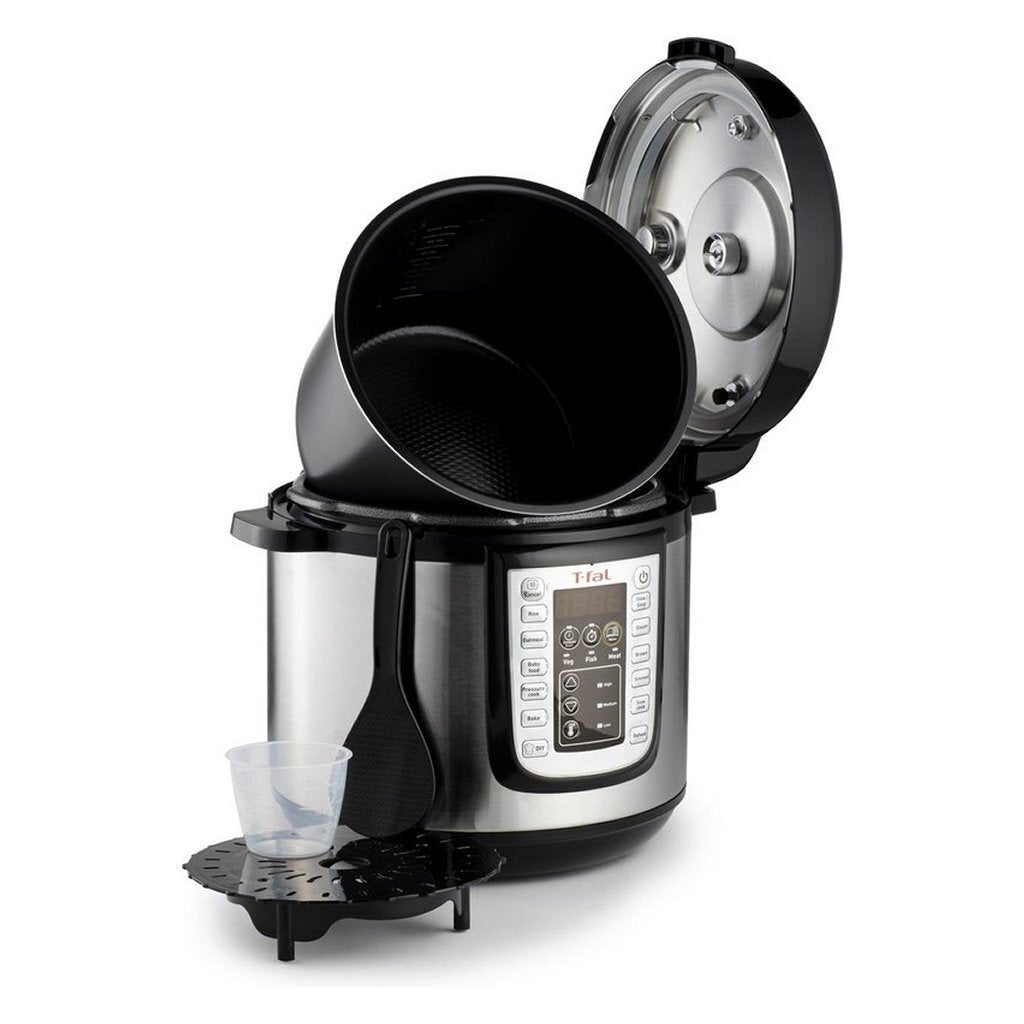 Tefal cy505e all-in-one slowcooker 6l rvs zwart