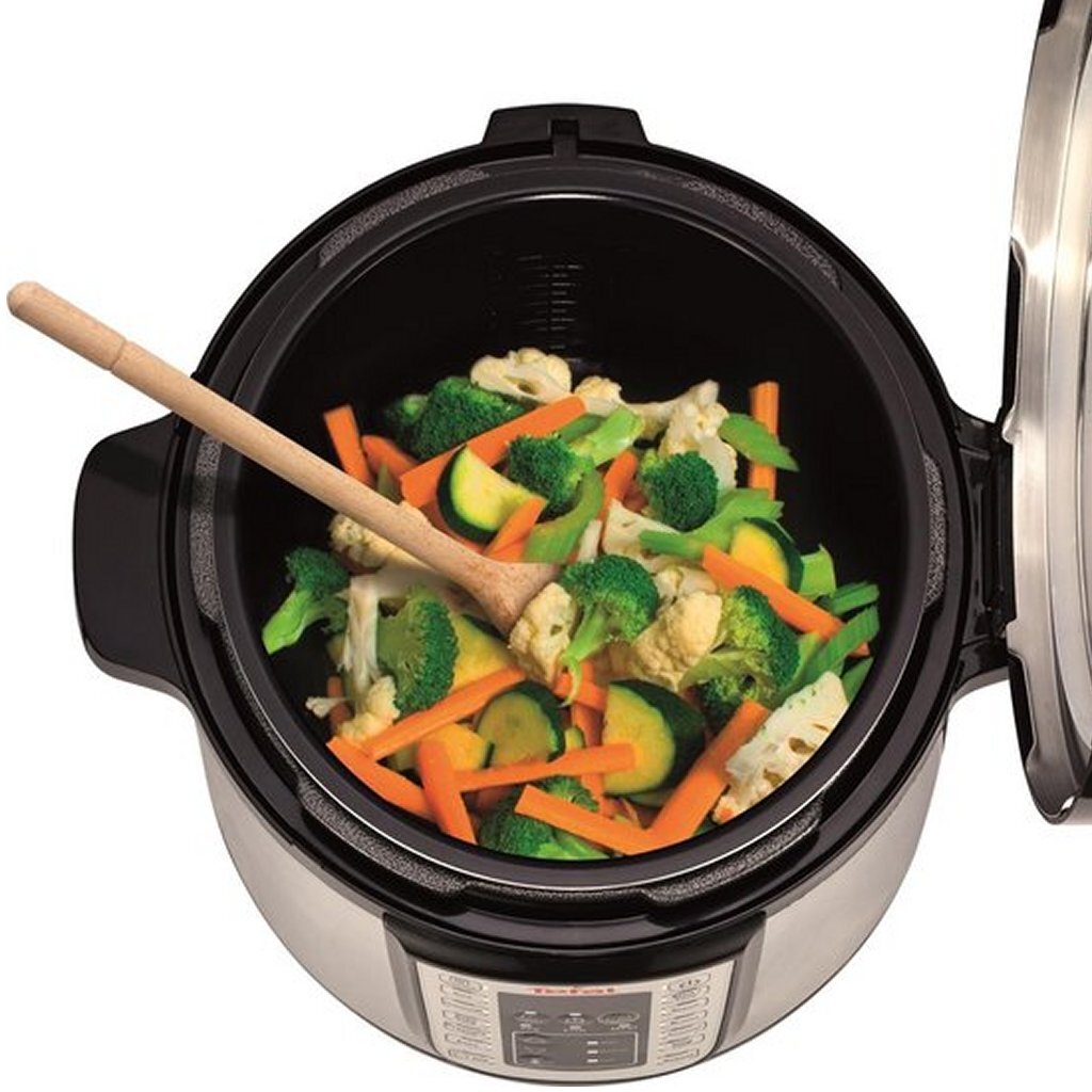 Tefal cy505e all-in-one slowcooker 6l rvs zwart