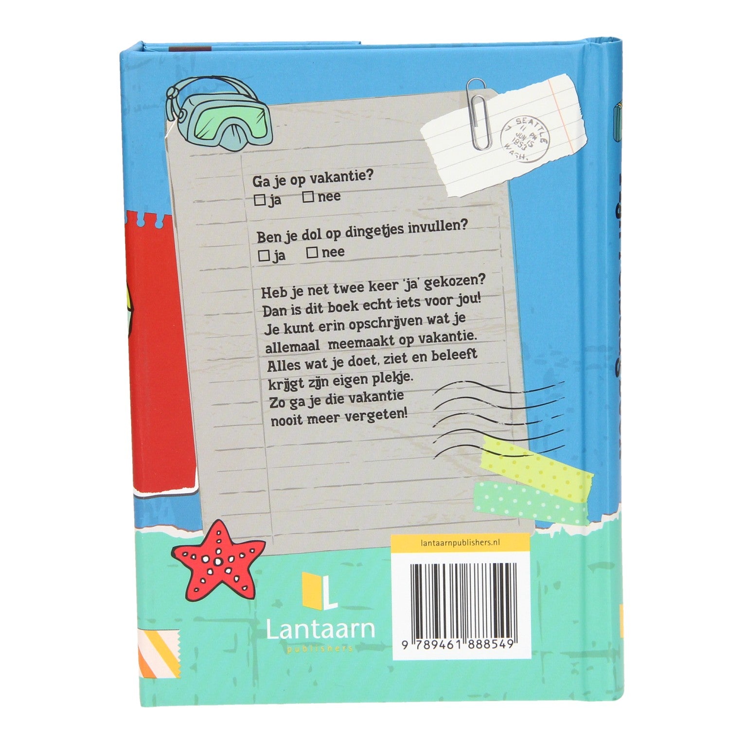 Lantaarn uitgeverij mijn reisdagboek - kids editie