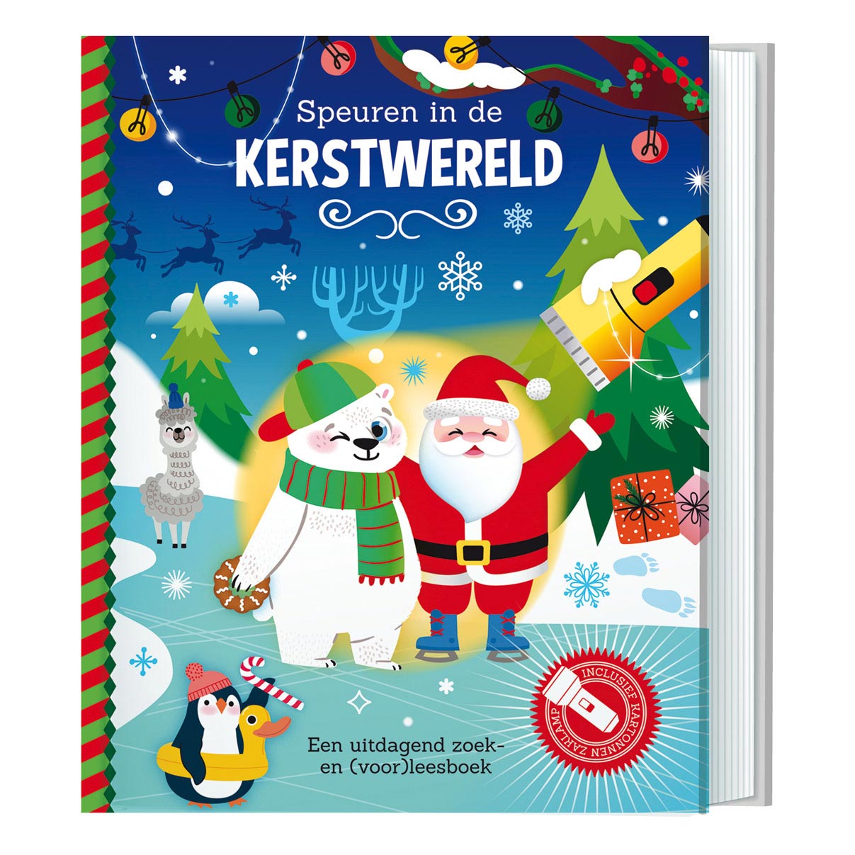 Lantaarn uitgevers speuren in de kerstwereld + afgeleid zaklamp