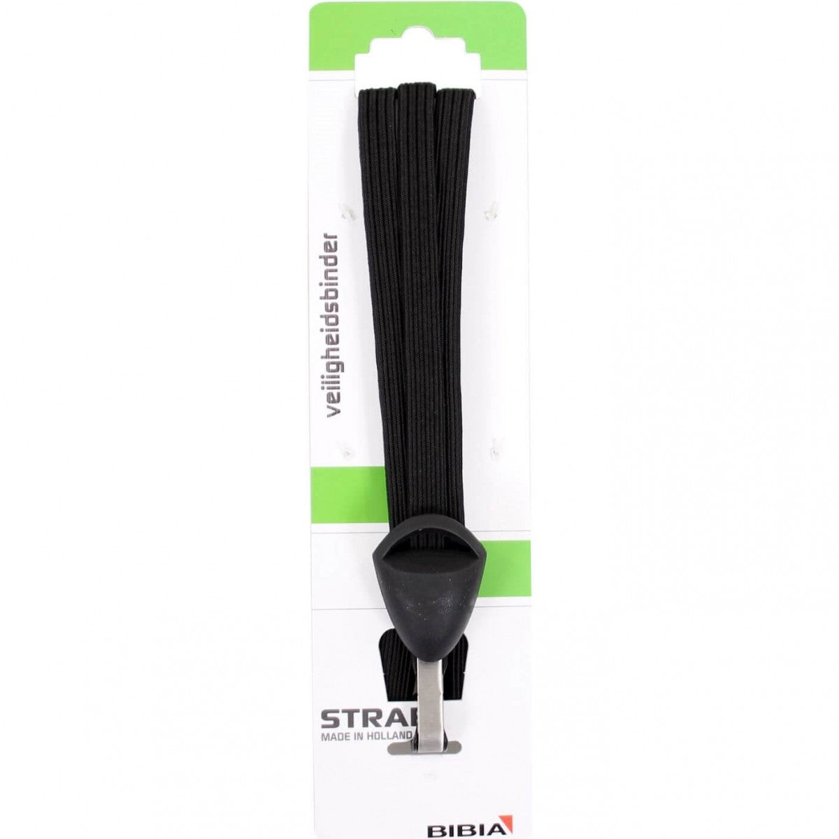 Widek 153382 trio veiligheidsbinder met RVS haak zwart op kaart