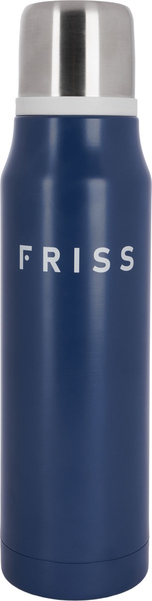 Friss isoleerfles rvs 0,5l blauw