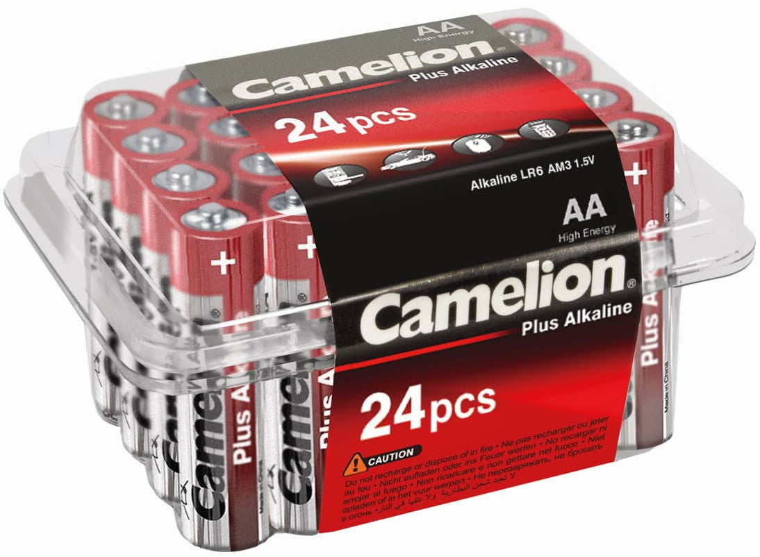 Camelion Plus alkalisch aa lr6 batterijdoos 24 stuks