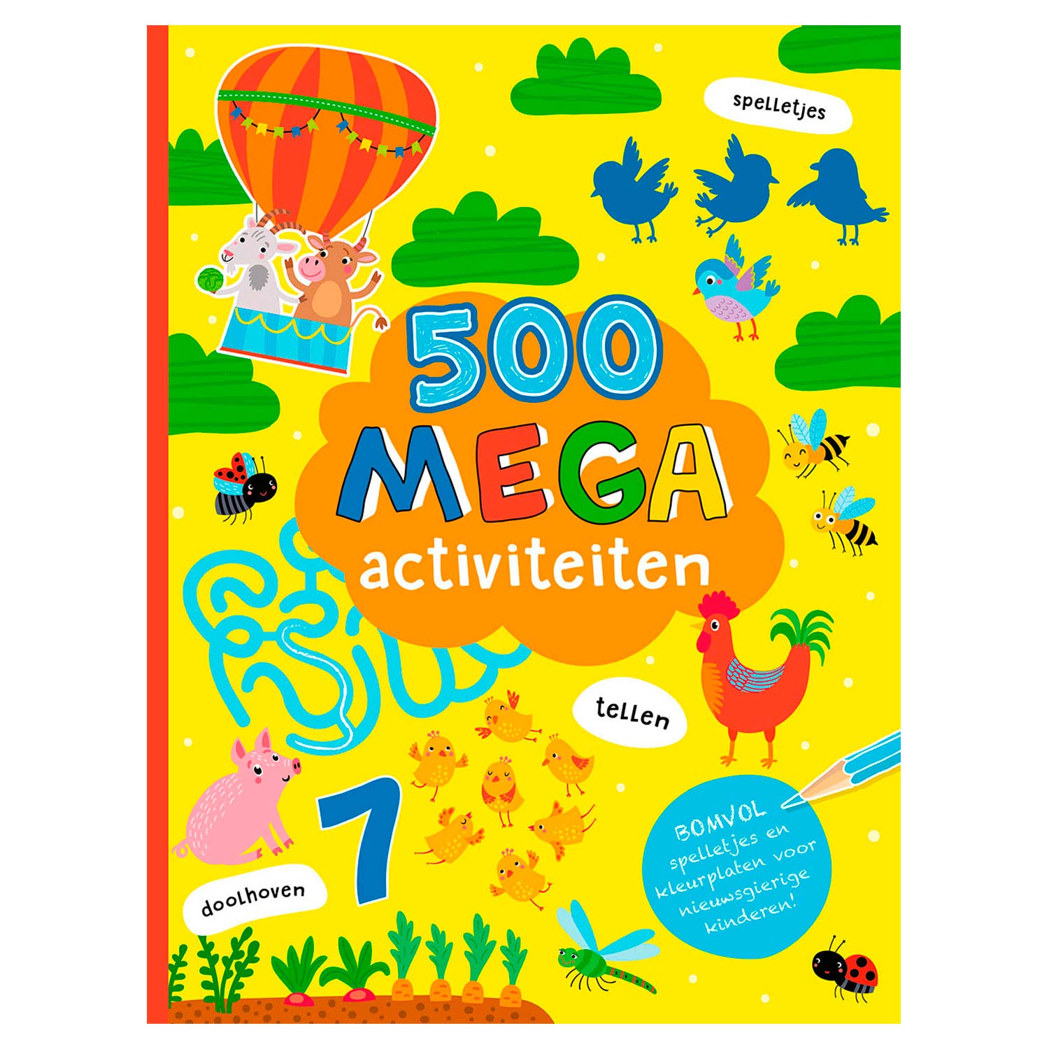 Rebo Uitgevers 500 Mega Activiteitenboek