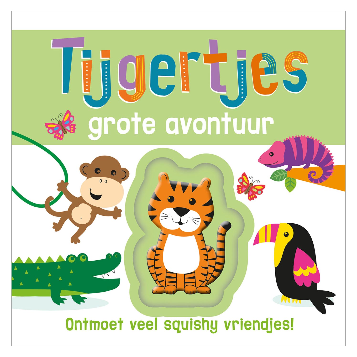 Rebo uitgevers 3d voelboek - tijgertjes grote avontuur