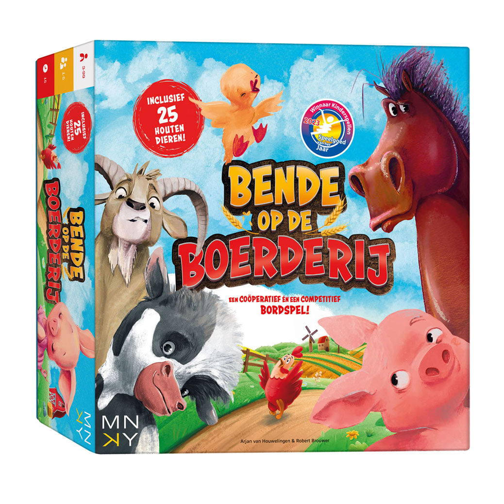 Rebo uitgeverij bende op de boerderij - bordspel