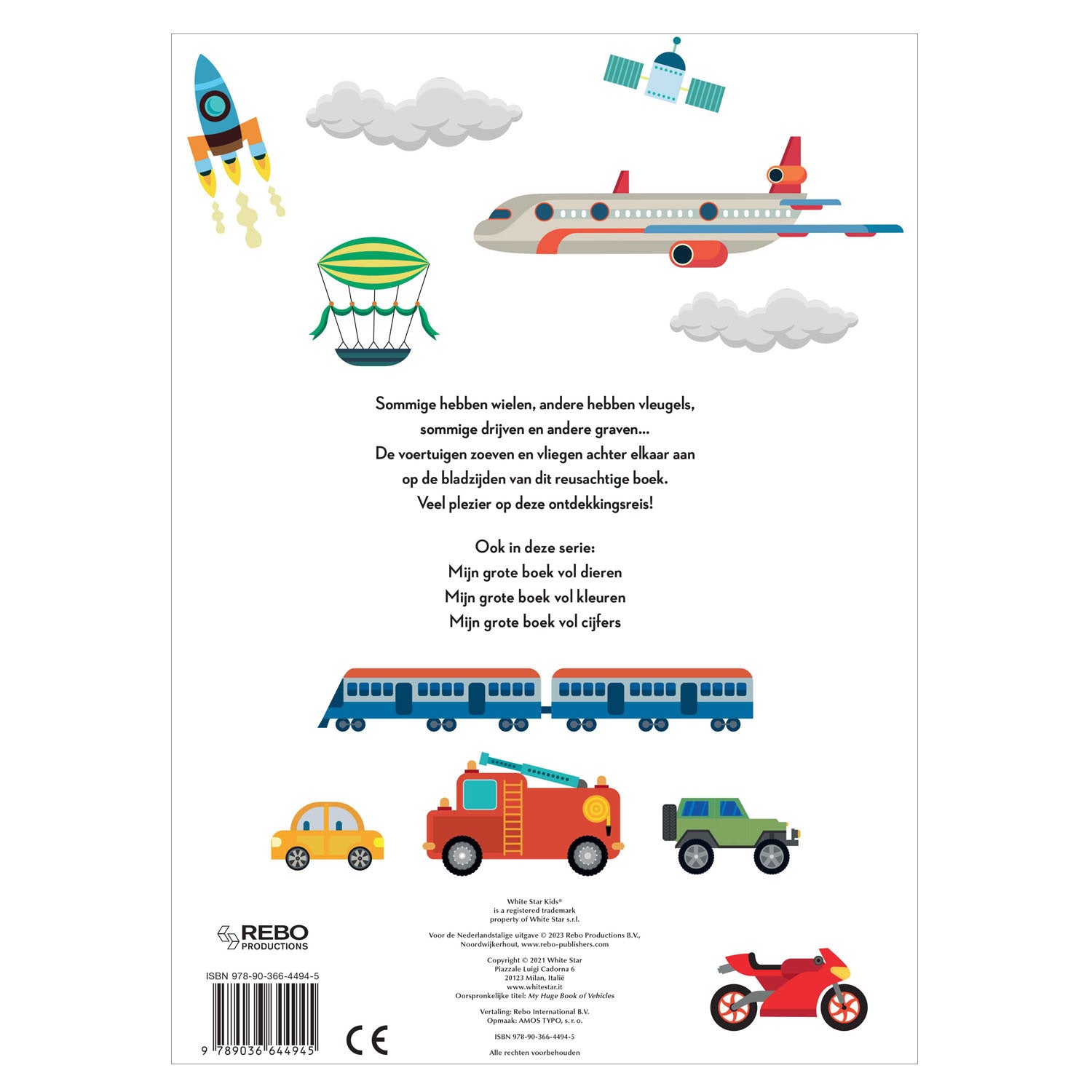 Rebo publishers mijn grote boek vol voertuigen