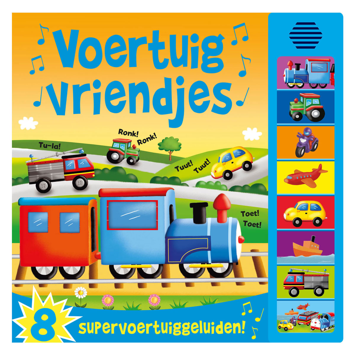 Rebo uitgevers voertuigvriendjes - 8 geluiden