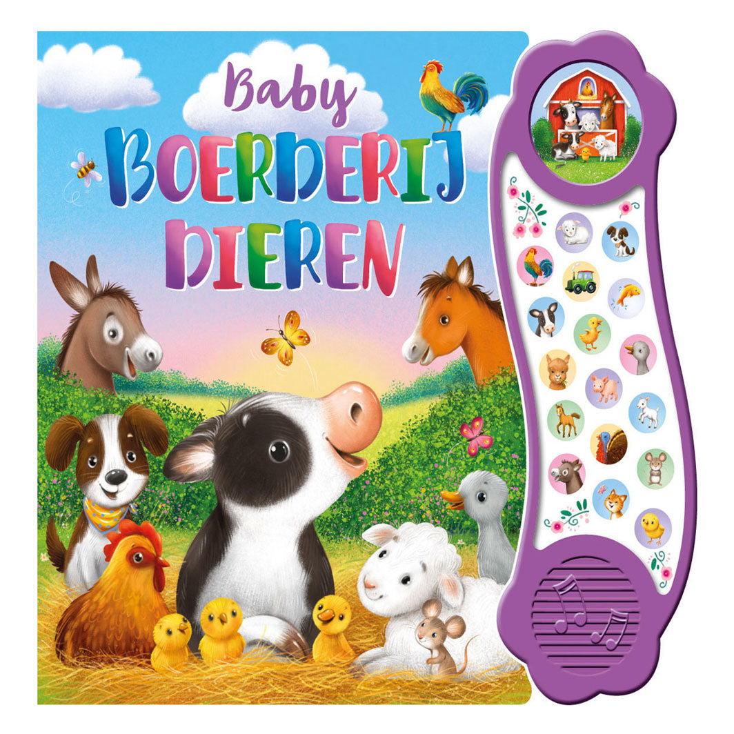 Rebo publishers geluidenboek baby boerderijdieren