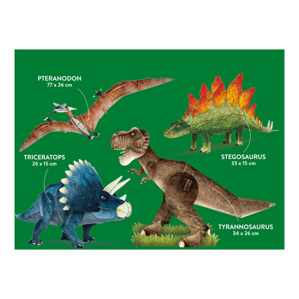 Rebo uitgevers dinosauriers - feit- en speelset