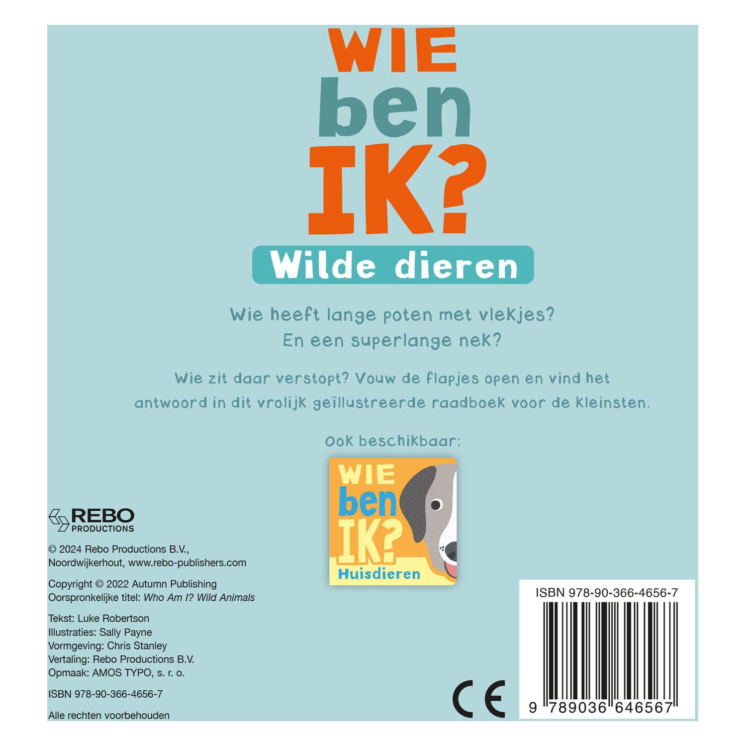 Rebo uitgeverij wie ben ik? wilde dieren