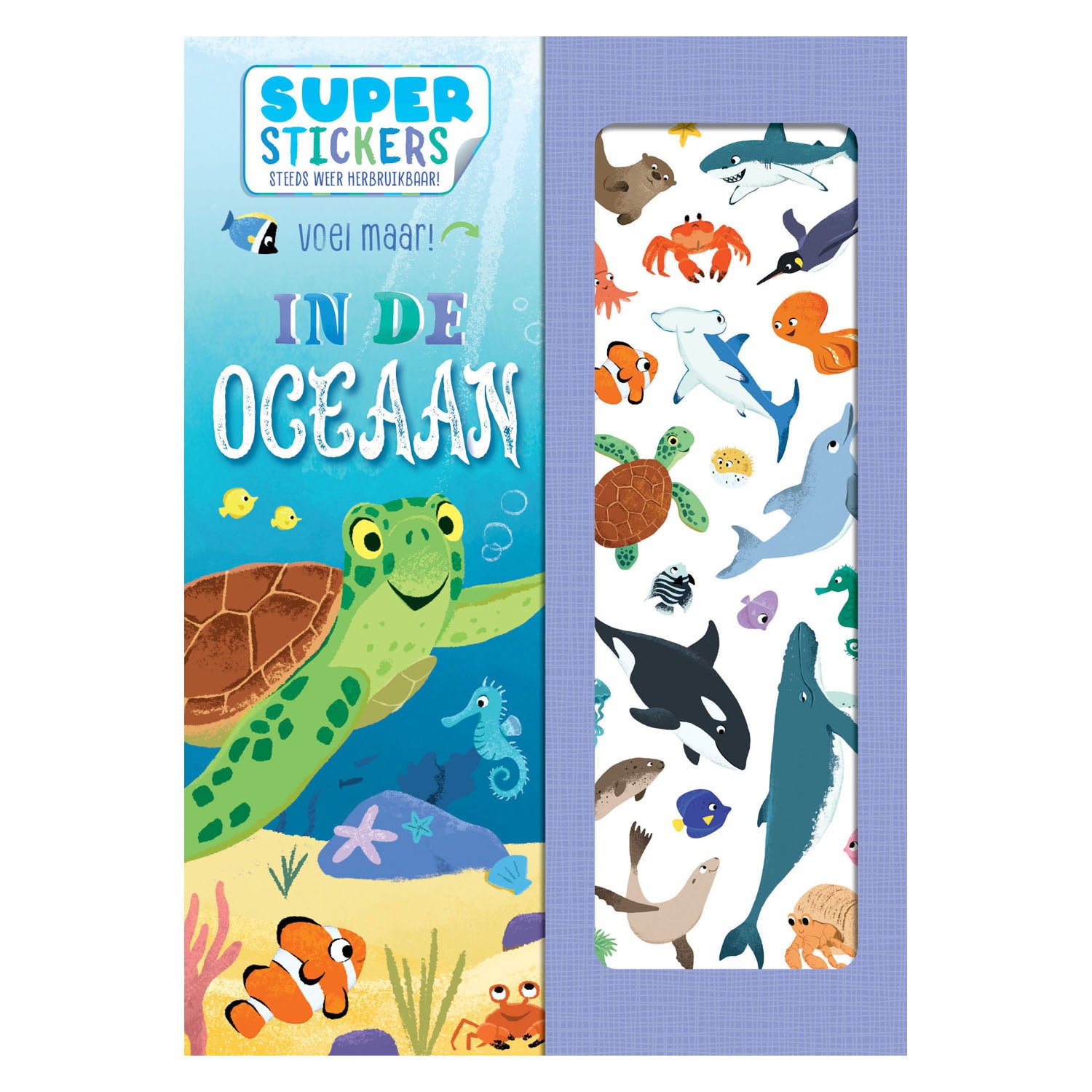 Rebo uitgevers in de oceaan - superstickers