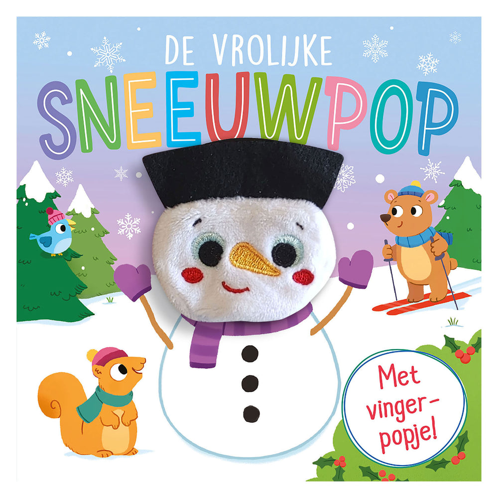 Rebo uitgevers vrolijke sneeuwpop - vingerpopboek