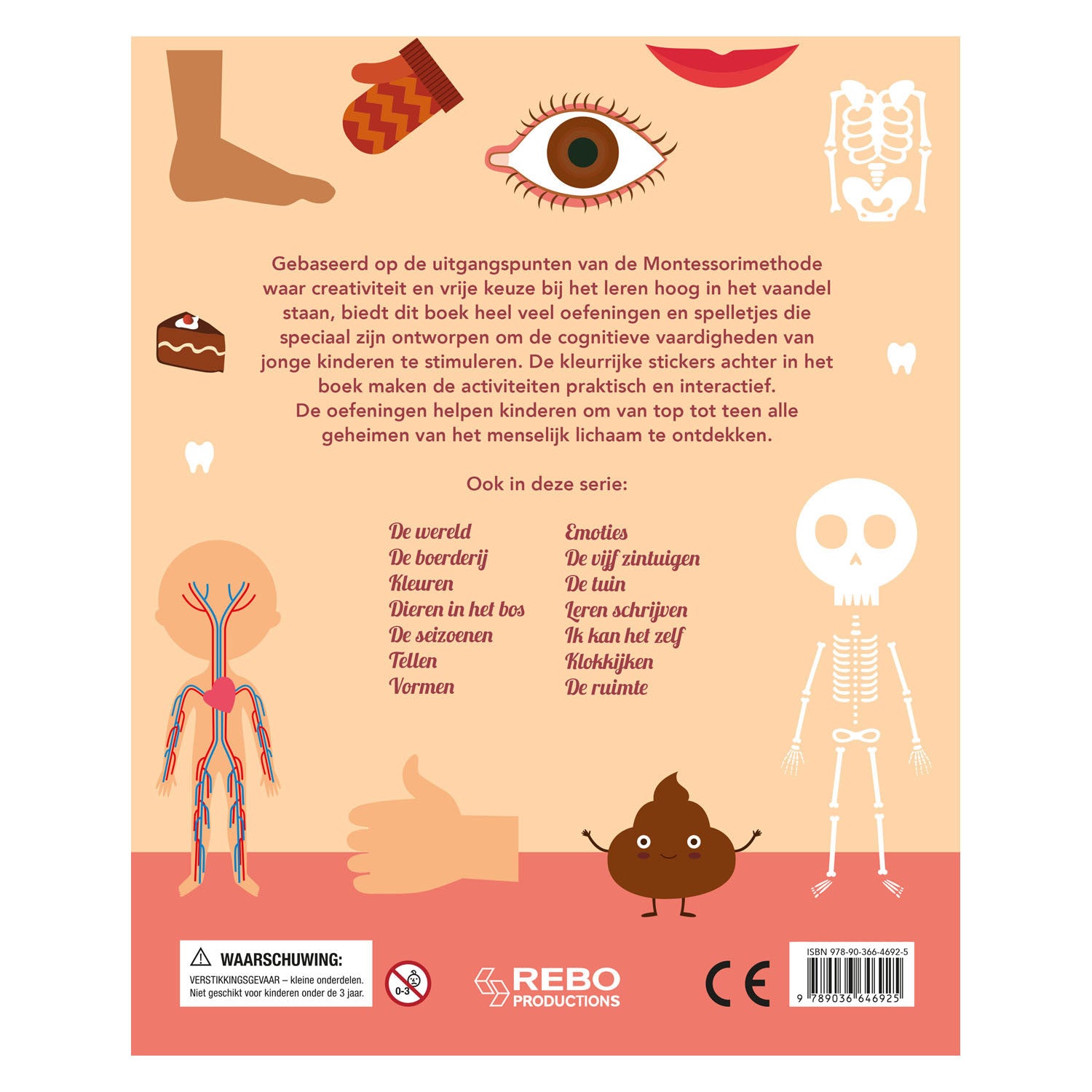 Rebo uitgeverij menselijk lichaam-leukste oefenboek