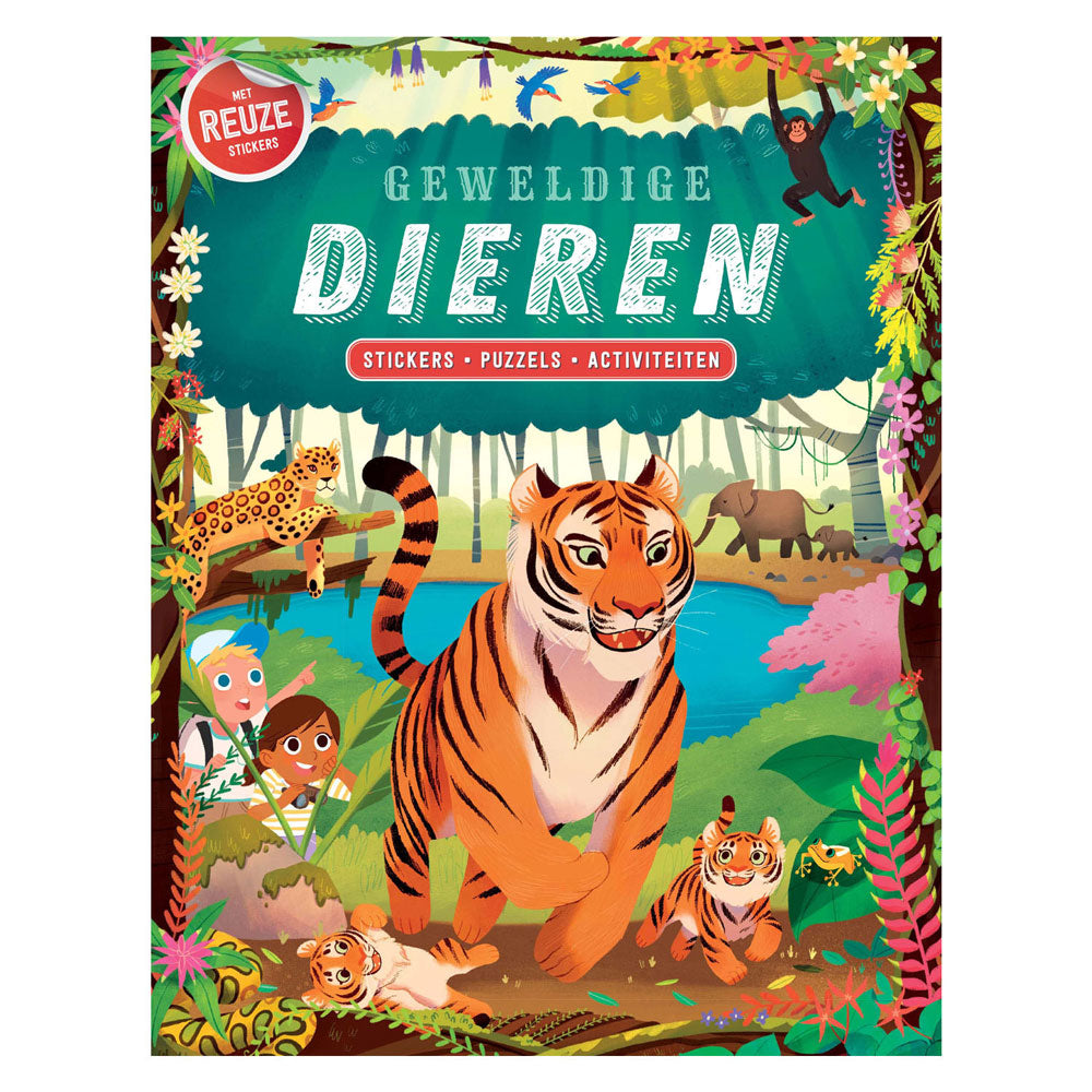 Rebo uitgeverij geweldige dieren-stickers