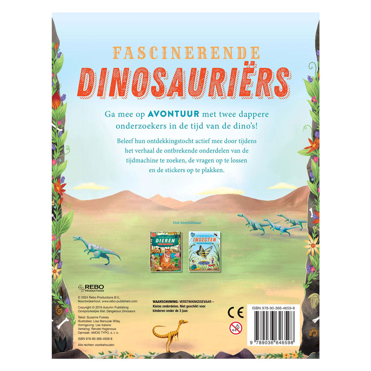 Rebo Publishers: fascinerende dinosaurussenstickers