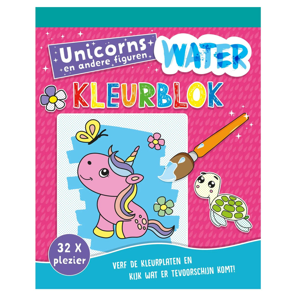 Rebo uitgeverij aquarelblok eenhoorns