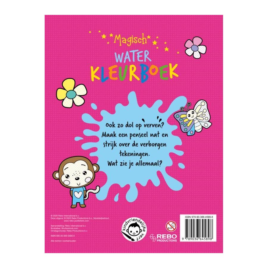 Rebo uitgeverij aquarelblok eenhoorns